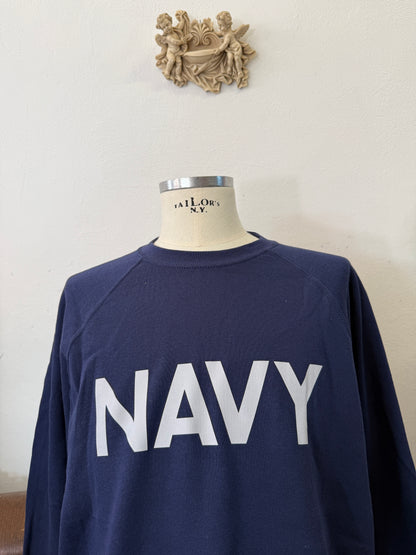 Raglan NAVY Sweatshirt - Mister Archive®