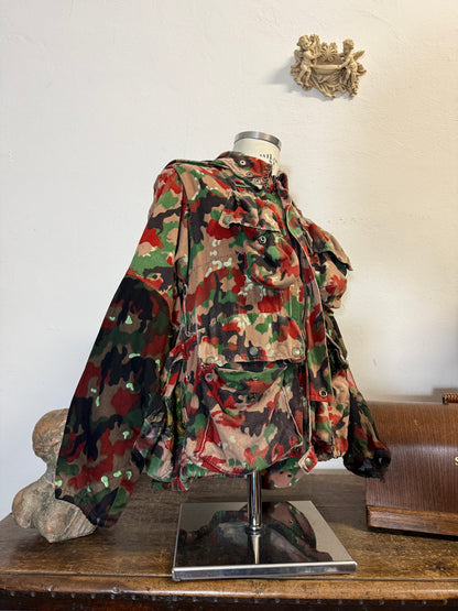 Vintage Swiss Army Camo Jacket M70 “L”
