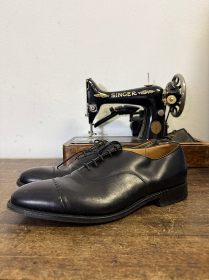 Used Church’s Men’s Black Leather Oxford Shoes – Made in England – UK Size 10