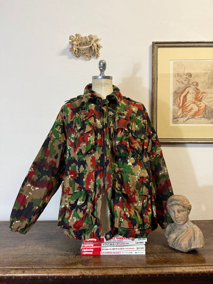 Vintage Swiss Army Camo Jacket M70 “L/XL”
