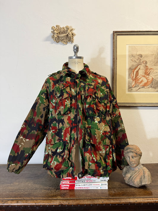 Vintage Swiss Army Camo Jacket M70 “L/XL”