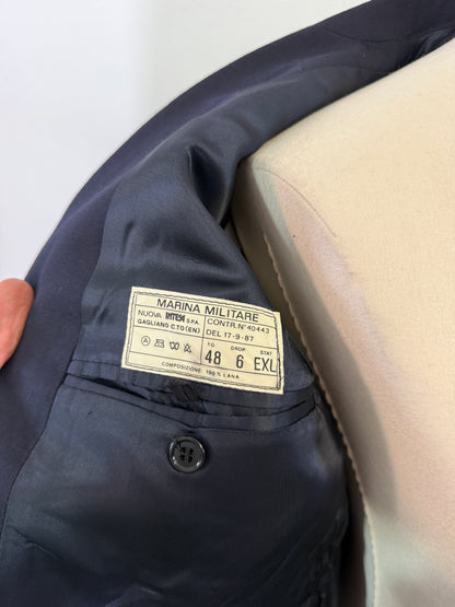 Vintage 00’s Italian Navy Double Breasted Jacket “M”