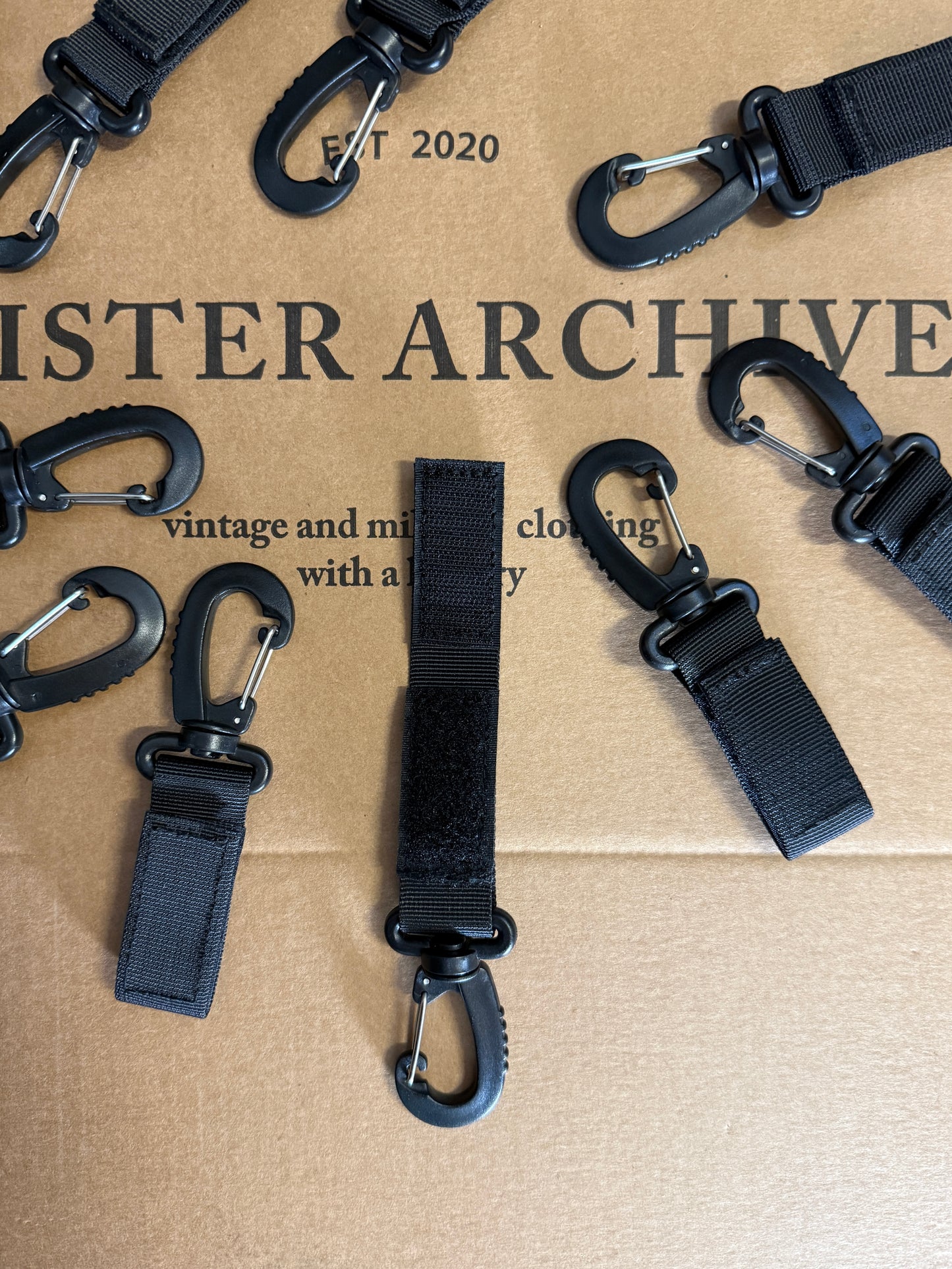 Tactical Carabiners With Nylon Strap