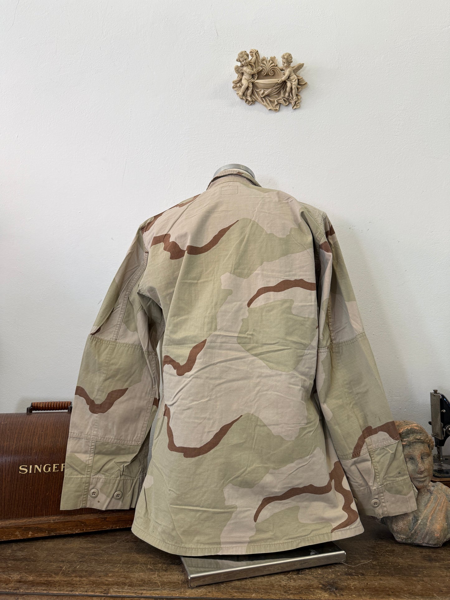 Vintage BDU Camo Jacket Ripstop US Army – L/XL
