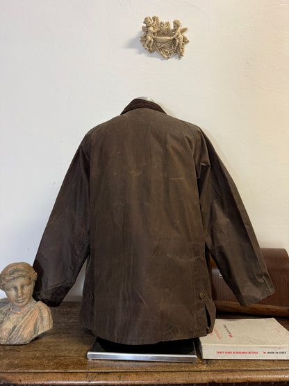 Vintage 80s/90s waxed jacket made in England “L”