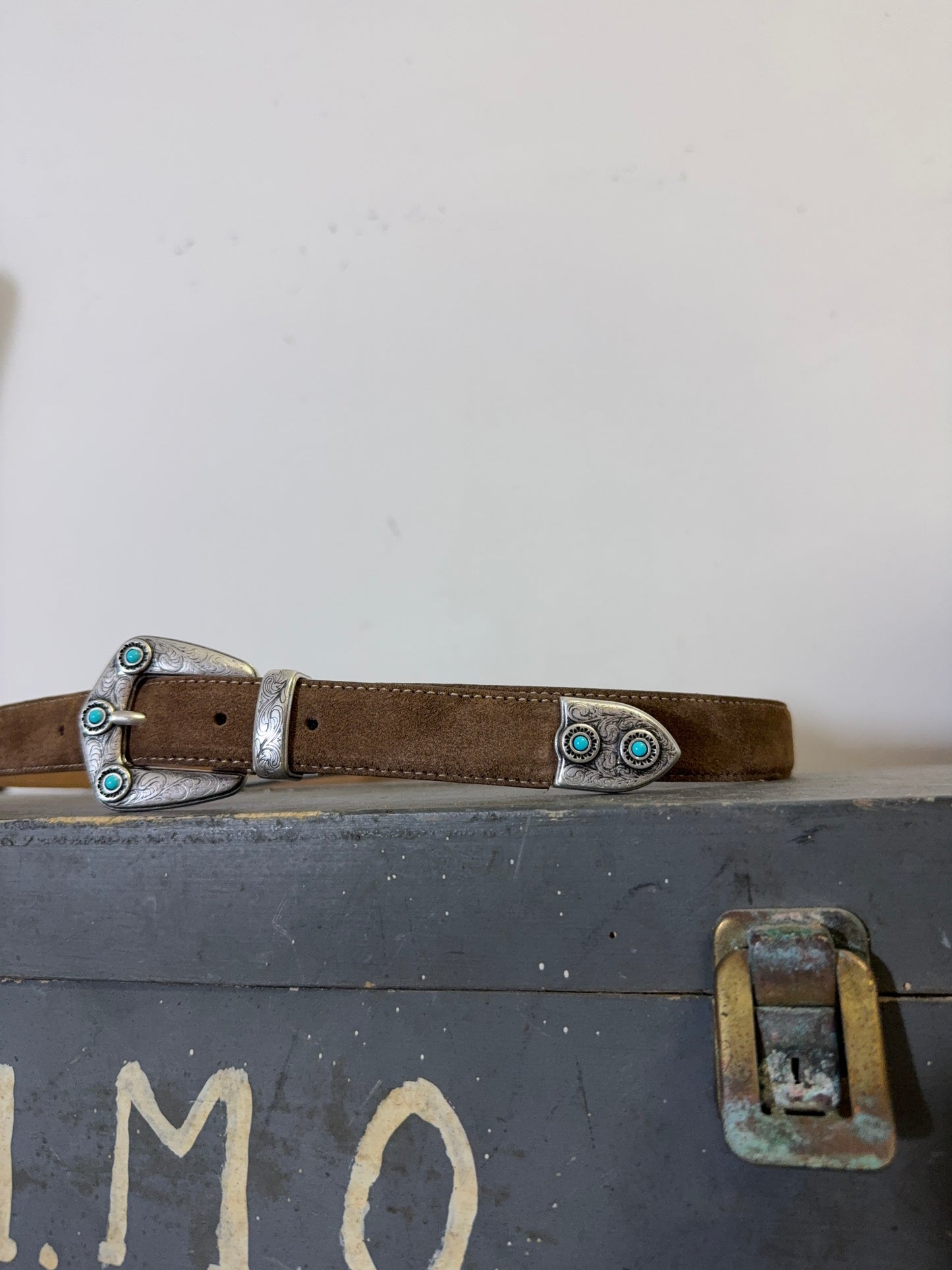 Padded Suede Belt – Mancini 1979 x Mister Archive®