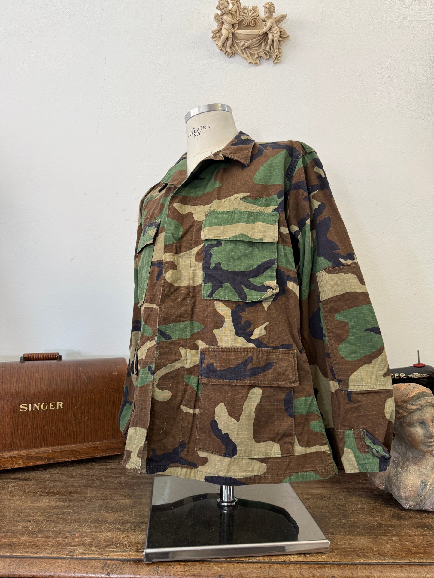 Vintage Ripstop Woodland Us Army Jacket “M”