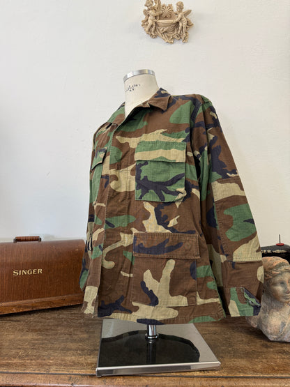 Vintage Ripstop Woodland Us Army Jacket “M”
