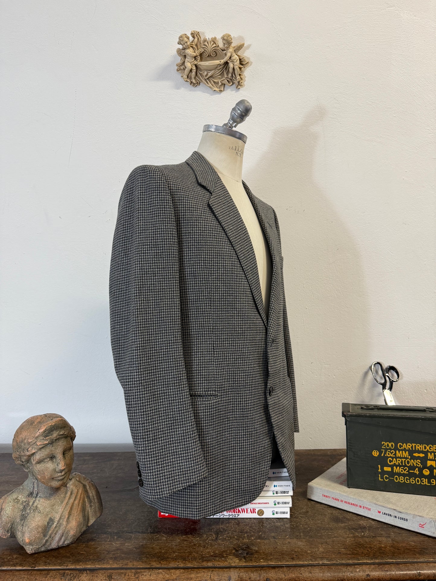 Vintage Blazer Pied de Poule “L”
