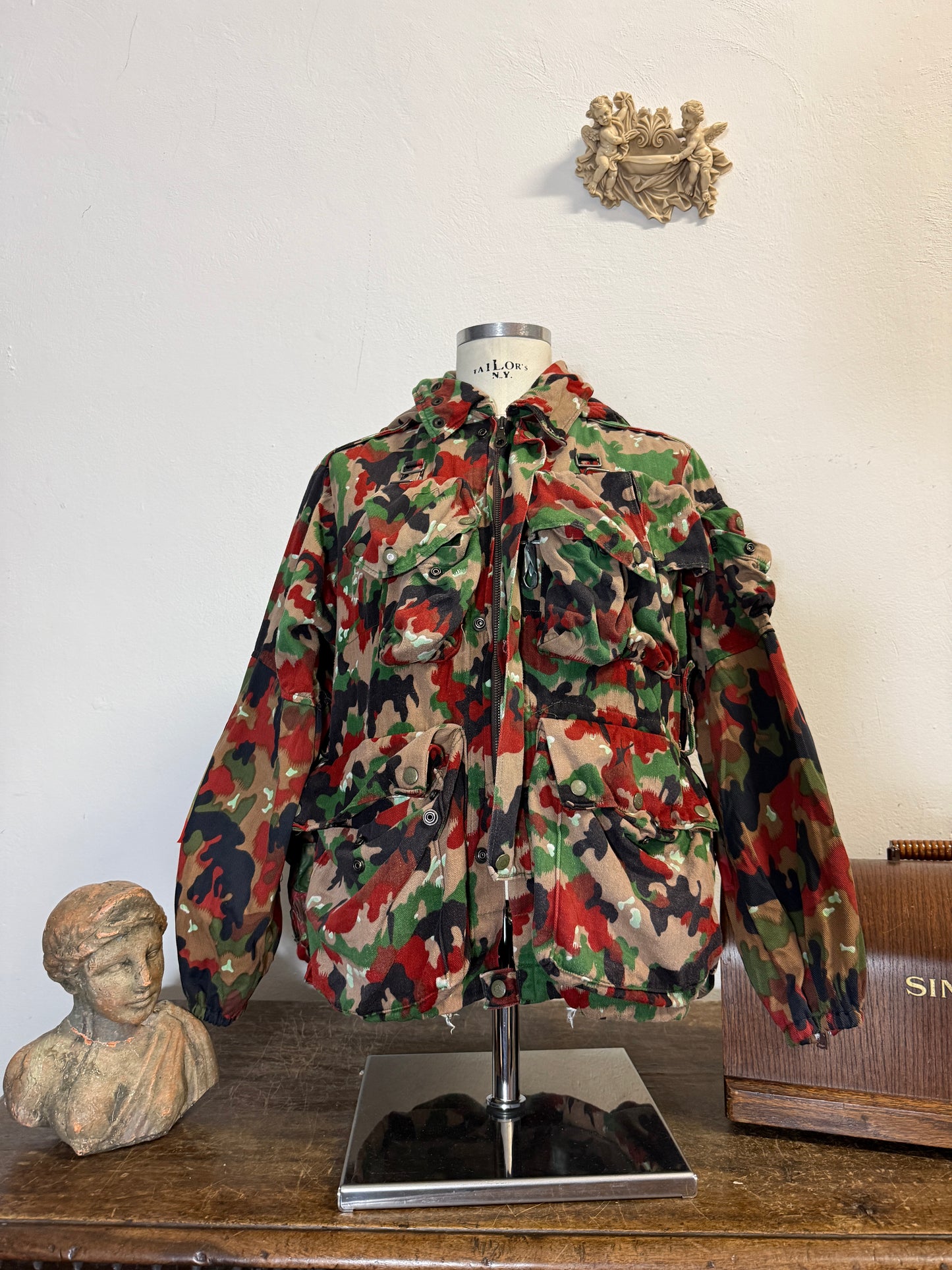 Vintage Swiss Army Camo Jacket M70 “L”