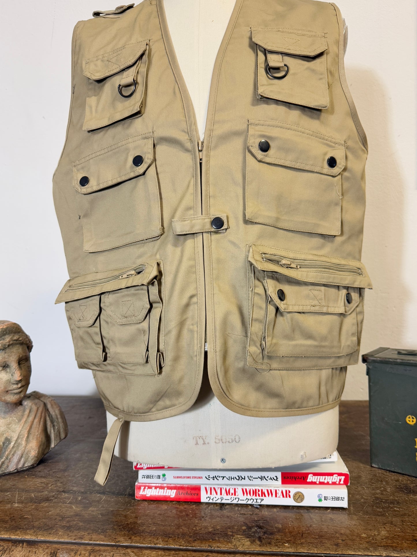Beige Tactical Utility Vest