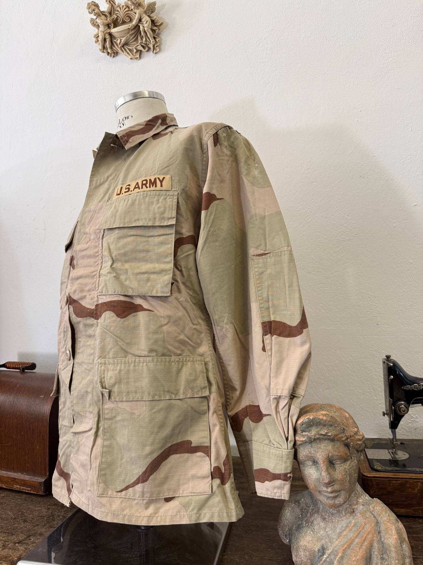 Vintage BDU Camo Jacket Ripstop US Army “M”