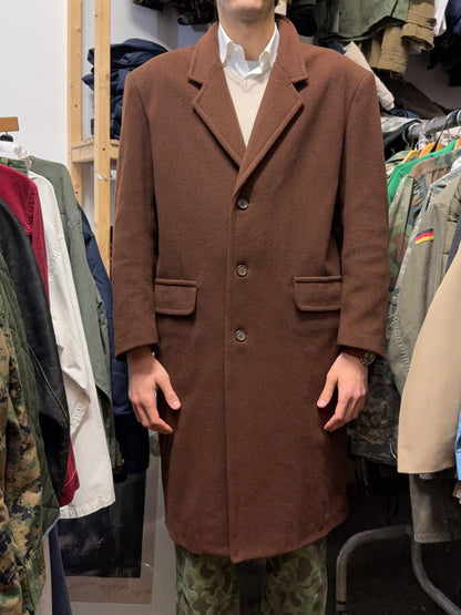 Deadstock Brown Wool Coat “XL”