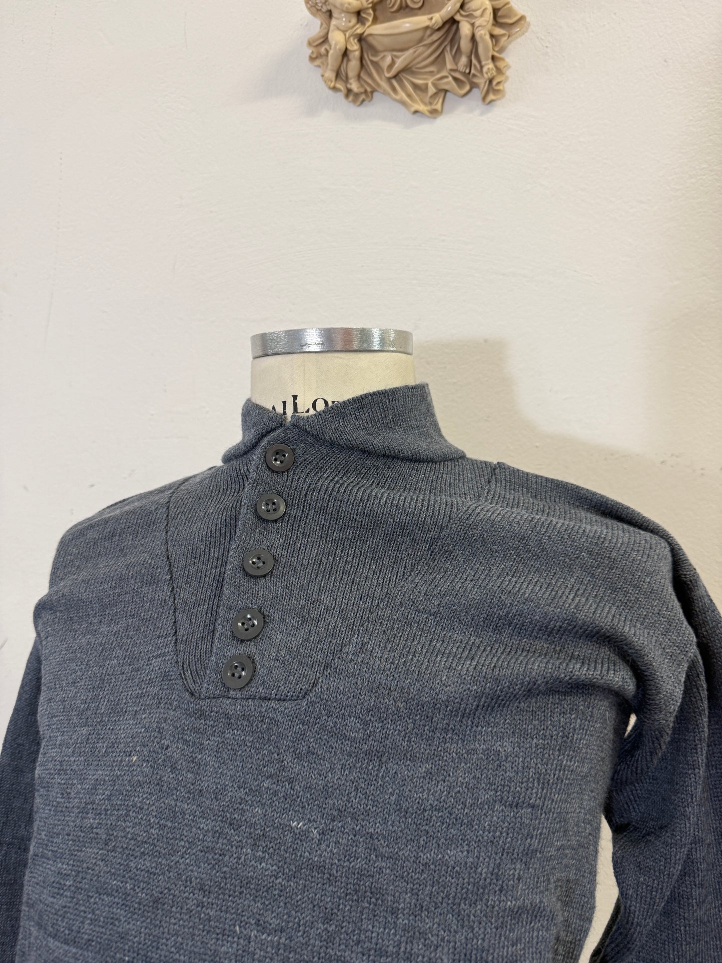 Vintage Sweater - Military Style “S”