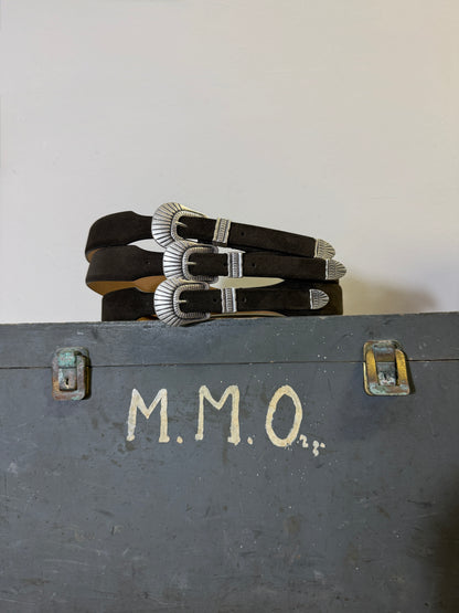 Western Suede Belt - Mancini 1979 x Mister Archive®