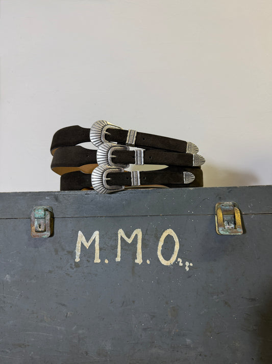 Western Suede Belt - Mancini 1979 x Mister Archive®