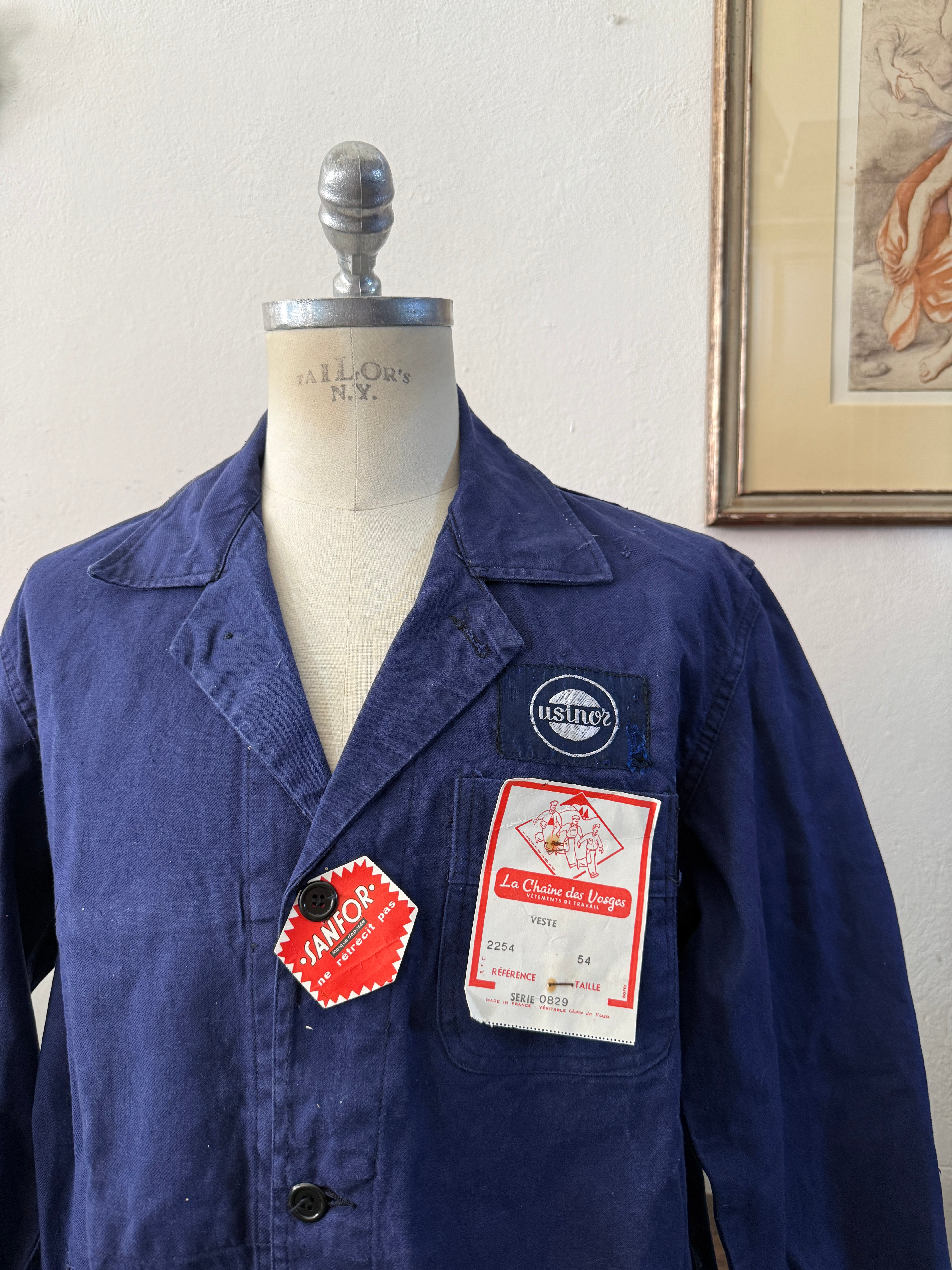 ジャケット・アウター archive euro made vintage French jacket Vintage French Work Jacket “L” – MISTER ARCHIVE