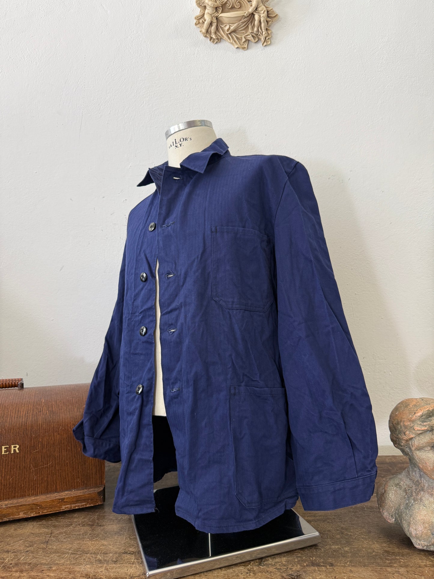 Vintage 90’s German Army Work Jacket HBT “L”
