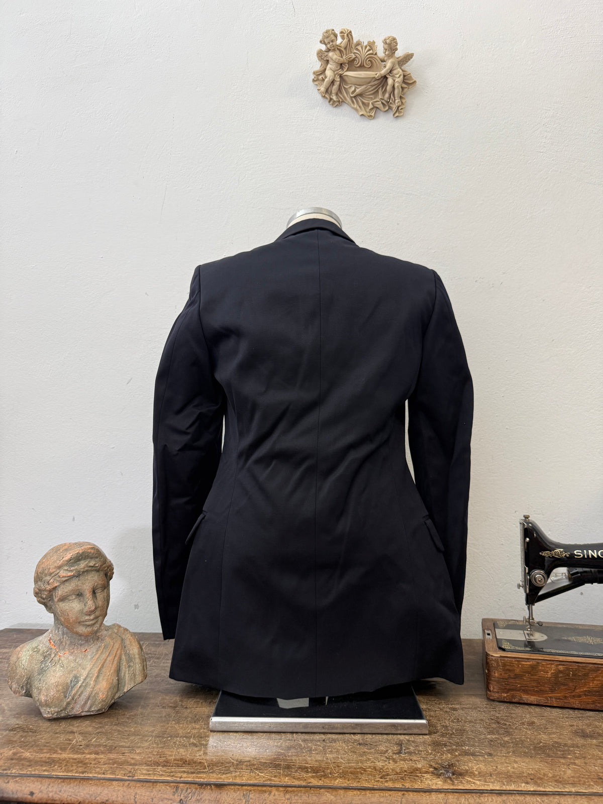 Vintage Italian Navy Double Breasted Jacket “S”