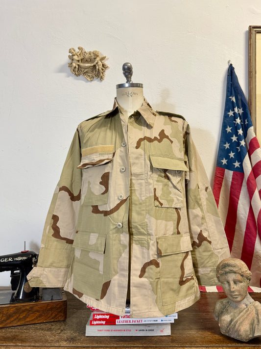 Deadstock BDU Camo Jacket Rip Stop US Army –  Faded “L”