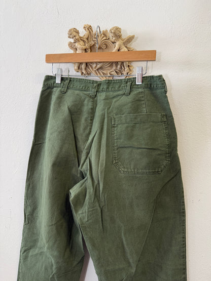 Vintage Swedish Army Fatigue Pants “W32”