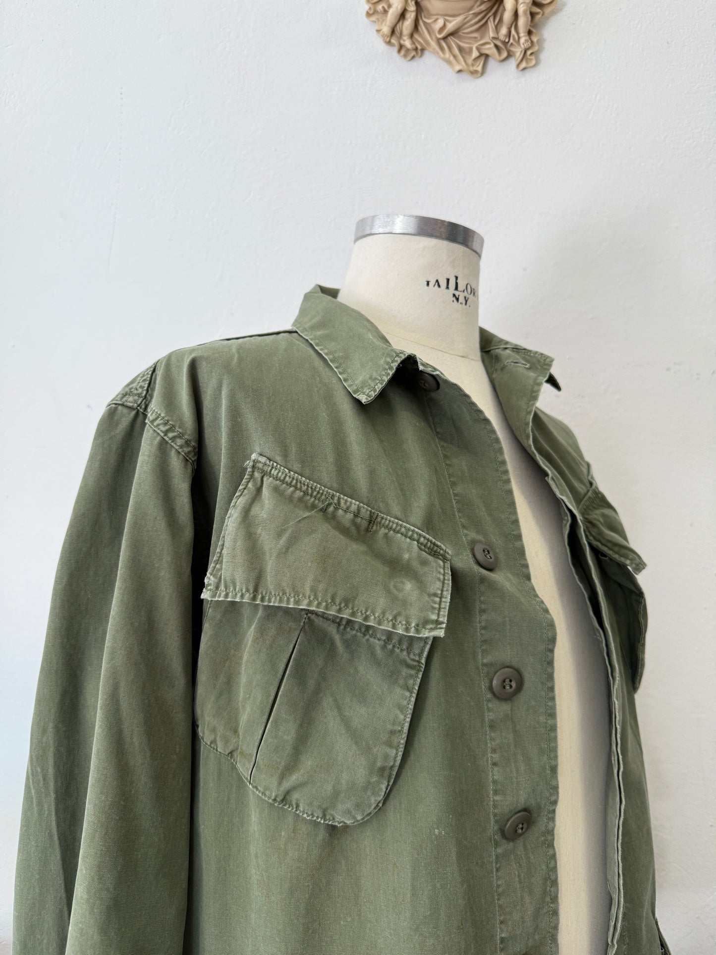 Vintage 60’s Jungle Jacket Popeline Us Army “M/L”