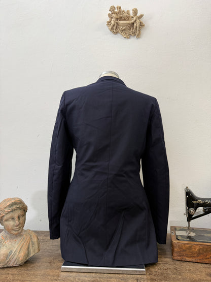 Vintage Italian Navy Double Breasted Jacket “L”