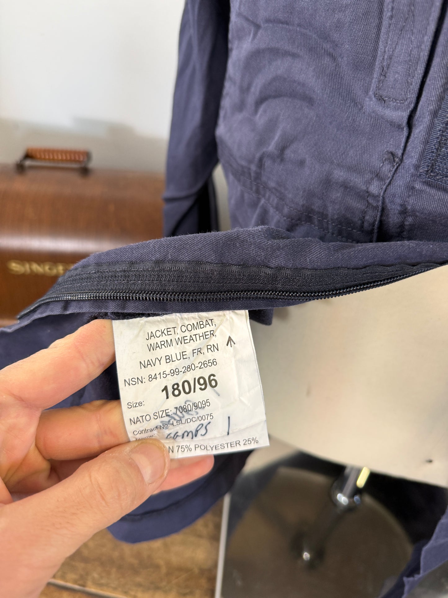Vintage British Royal Navy Jacket “L”