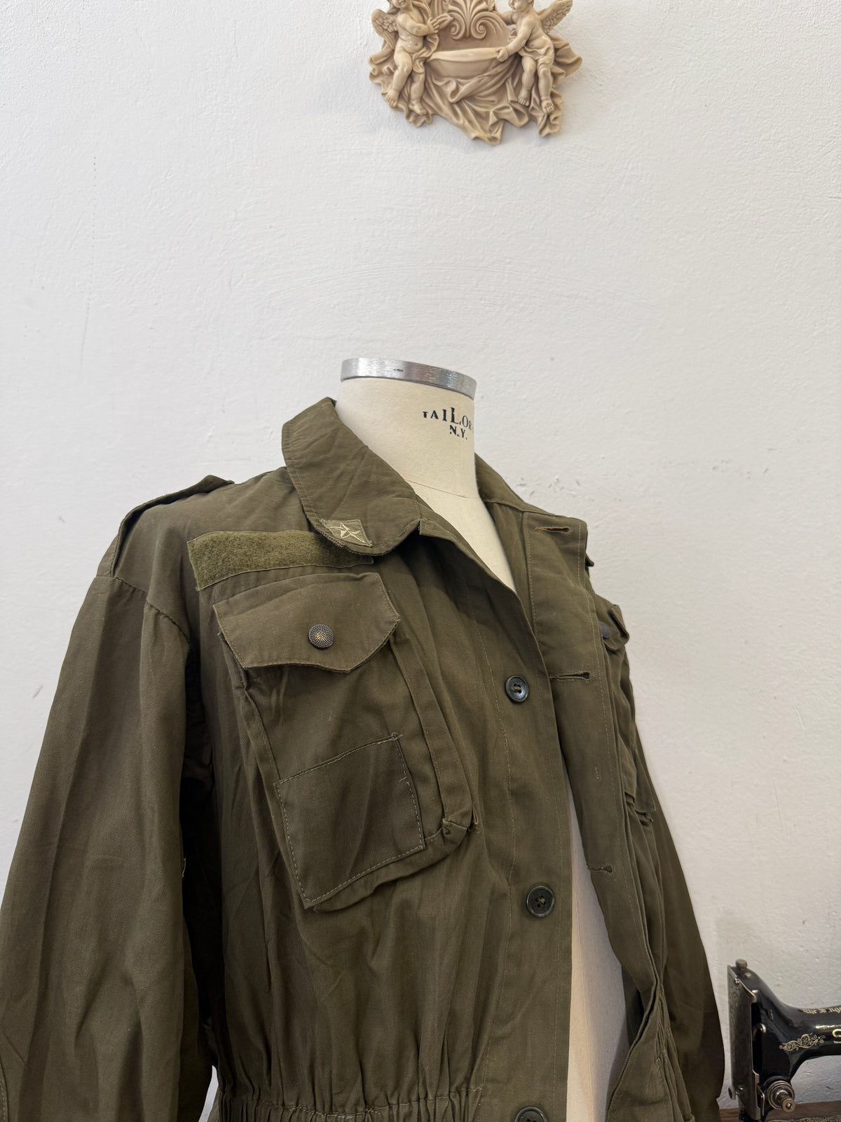 Vintage 80’s Italian Army Jacket “M”