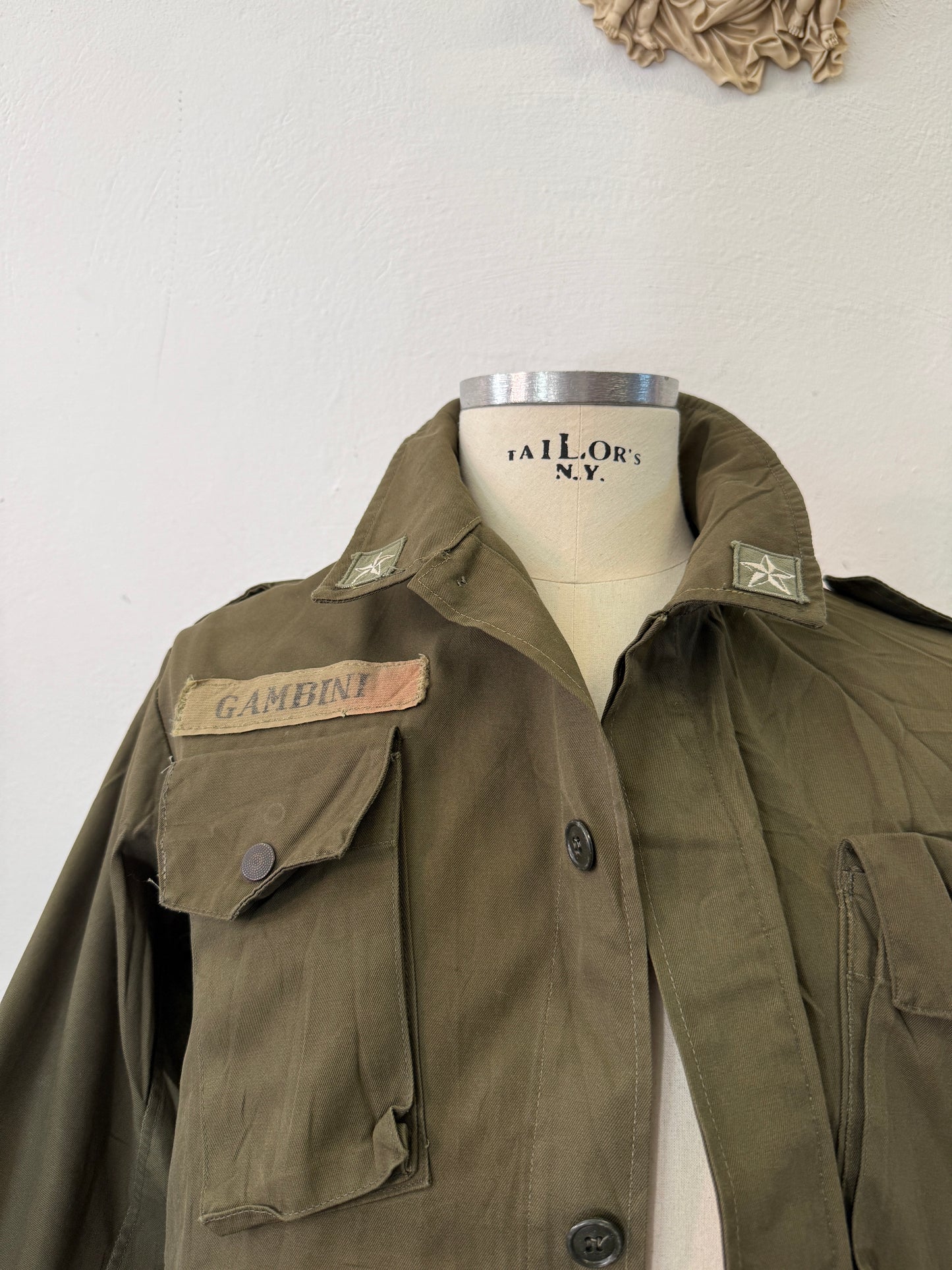 Vintage 80’s Italian Army Jacket “L”