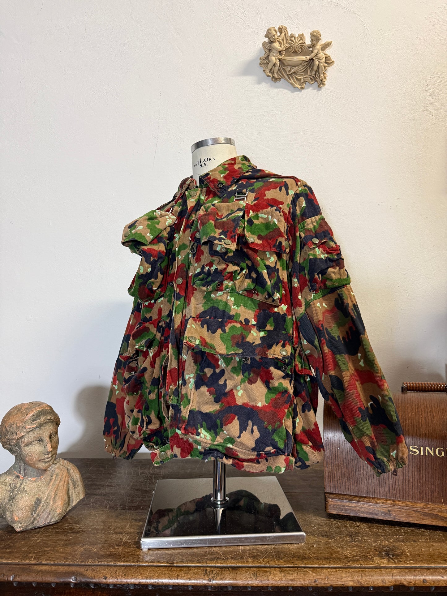 Vintage Swiss Army Camo Jacket M70 “L”