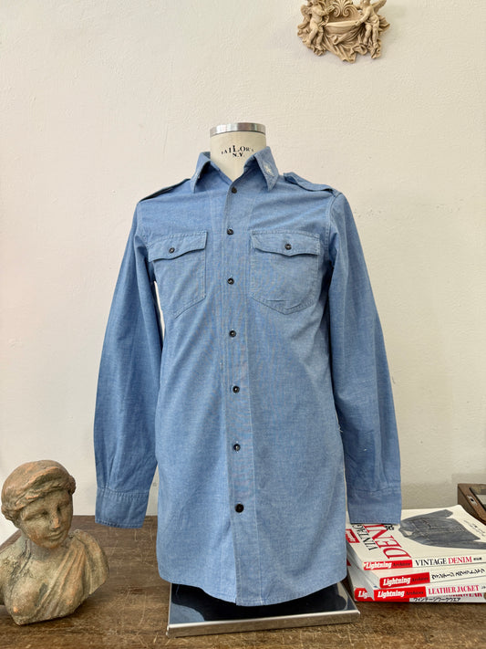 Vintage 90’s Italian Navy Shirt “S/M”
