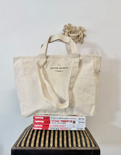 Mister Archive – Canvas Tote (Black)