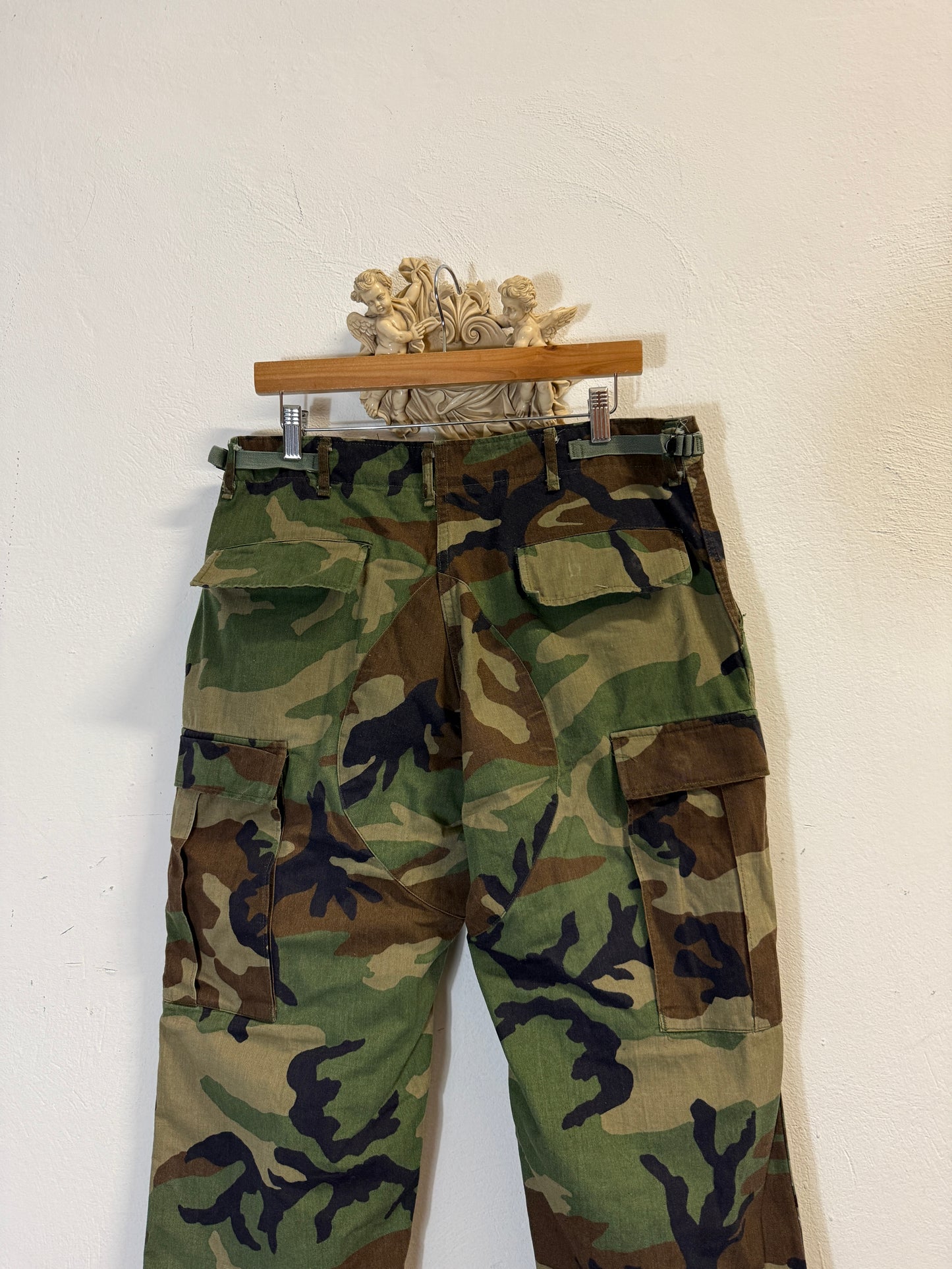 Vintage Woodland Camo Cargo Pants Us Army “W34”