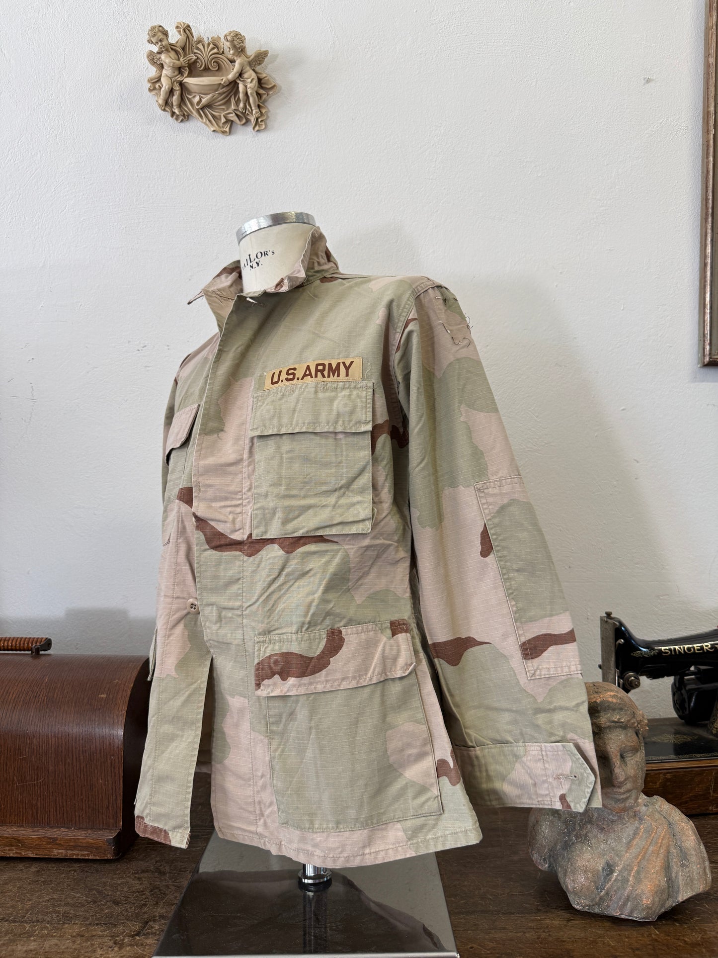 Vintage BDU Camo Jacket Ripstop US Army “M”
