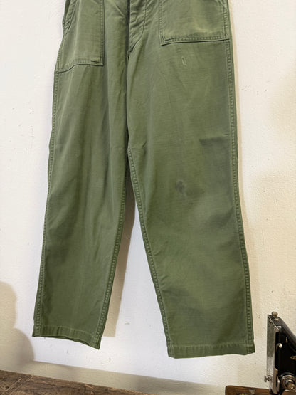 Vintage Og 107 Us Army Fatigue Pants “W29”
