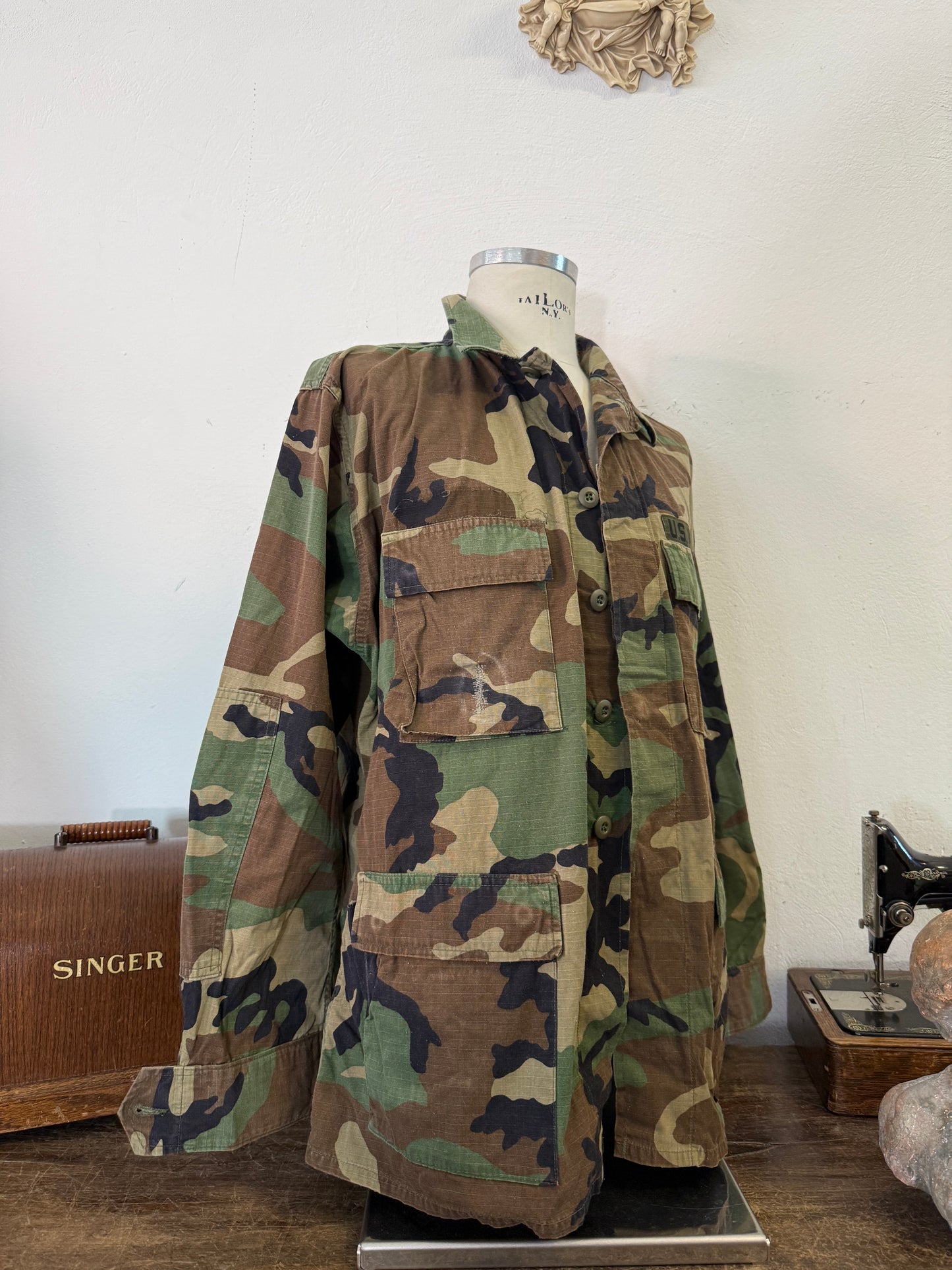 Vintage Ripstop Woodland Us Army Jacket “XL”