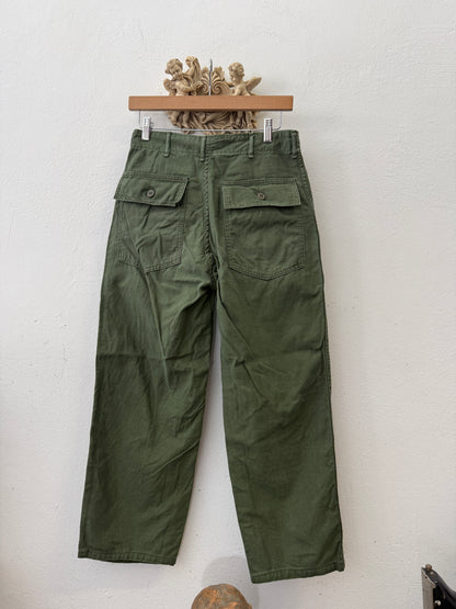 Vintage Og 107 Us Army Fatigue Pants “W27”