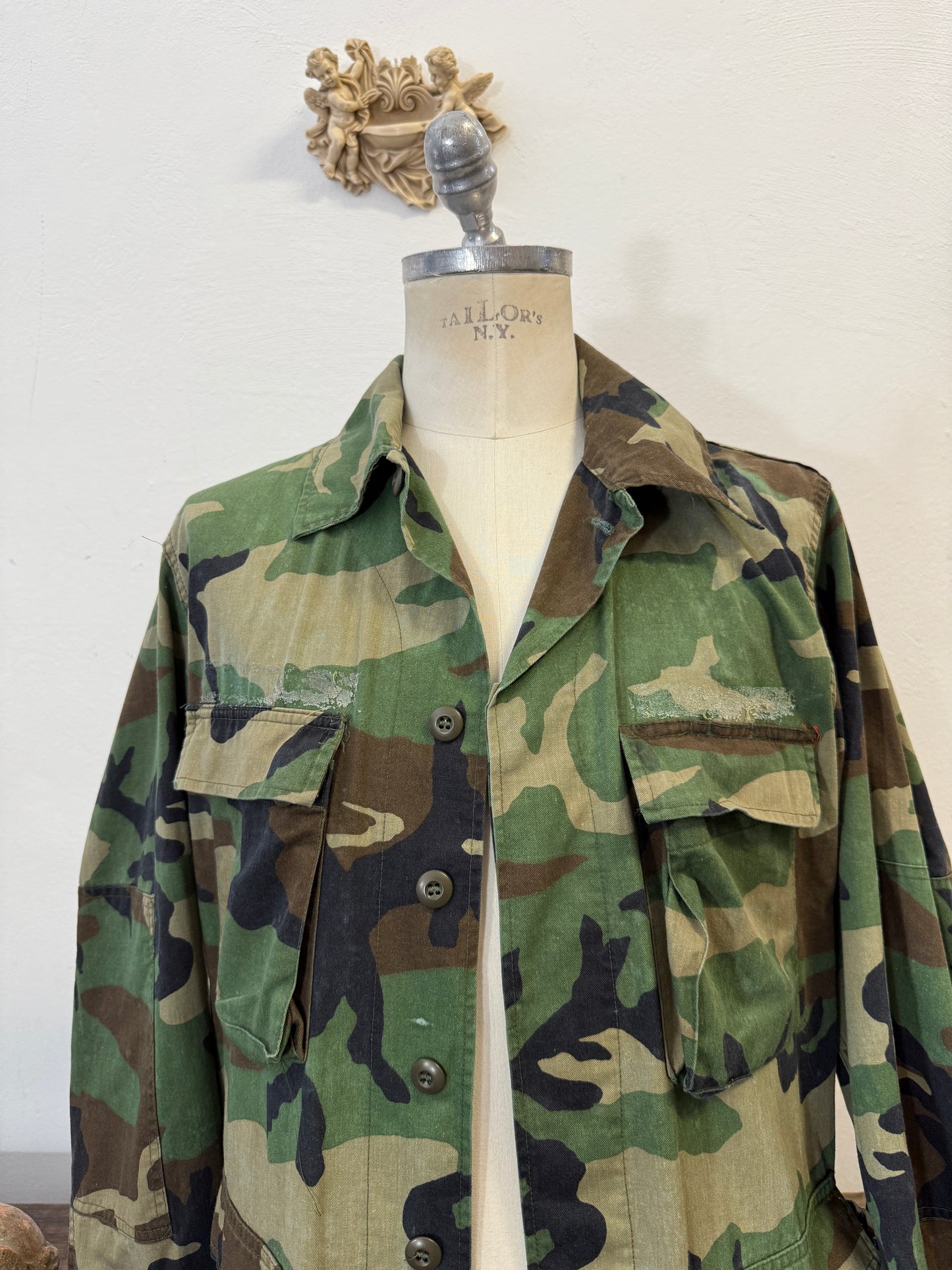 Vintage Woodland Jacket Us Army “L”