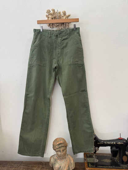 Vintage Og 107 Us Army Fatigue Pants “W30”
