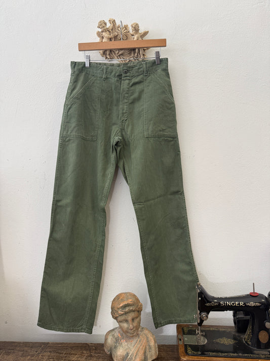 Vintage Og 107 Us Army Fatigue Pants “W30”