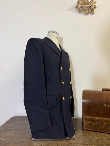 Vintage 00’s Italian Navy Double Breasted Jacket “M”