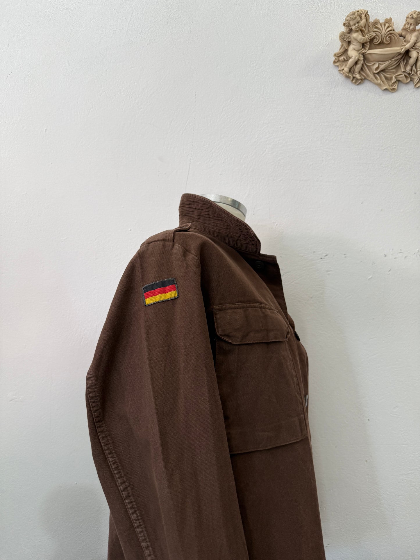 Vintage Moleskin German Army Jacket “S/M”