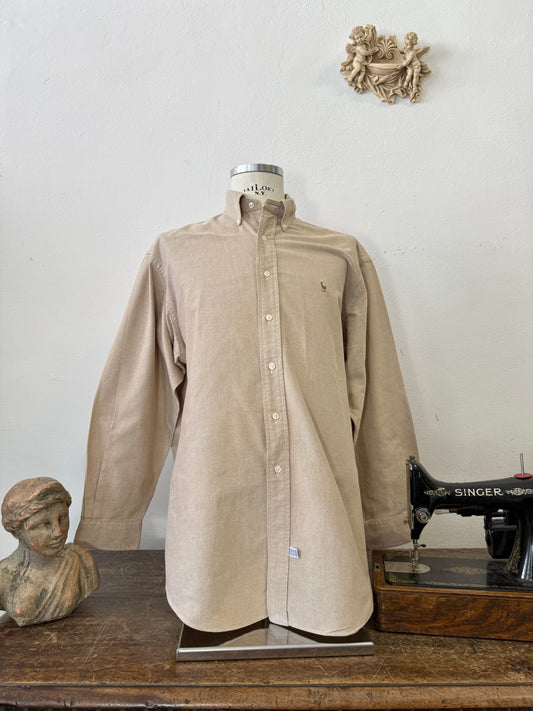 Vintage Ralph Lauren Shirt - Sand Color “L”