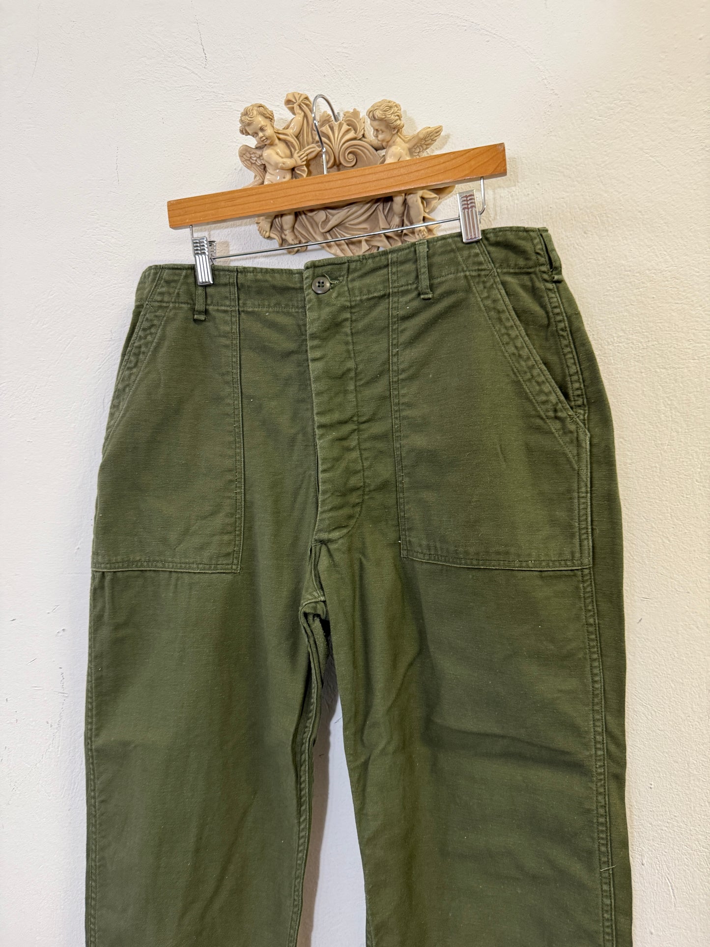 Vintage Og 107 Us Army Fatigue Pants “W35”