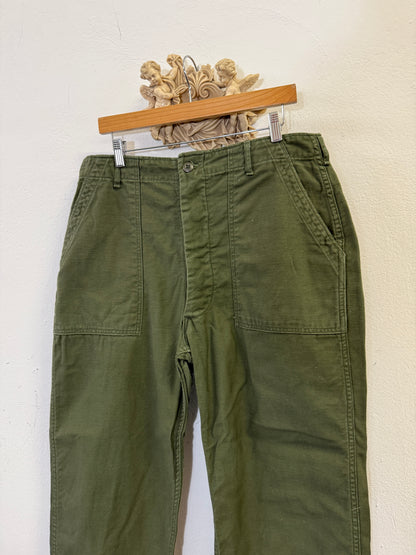 Vintage Og 107 Us Army Fatigue Pants “W35”