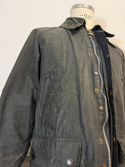 Vintage Barbour Bedale Jacket With Mending “S”