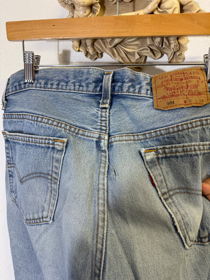 Vintage Levi’s 501 Made In USA “W35 L34”