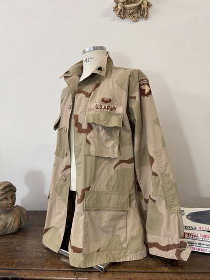 Vintage Us Army Desert Camo Jacket Rip Stop“XL”
