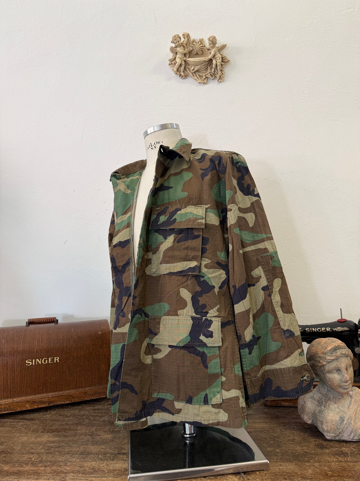 Vintage Ripstop Woodland Us Army Jacket “L”